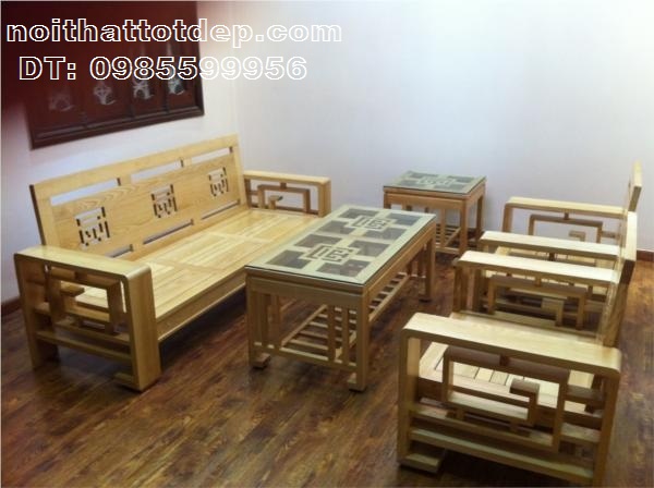 bộ sofa gỗ giá rẻ